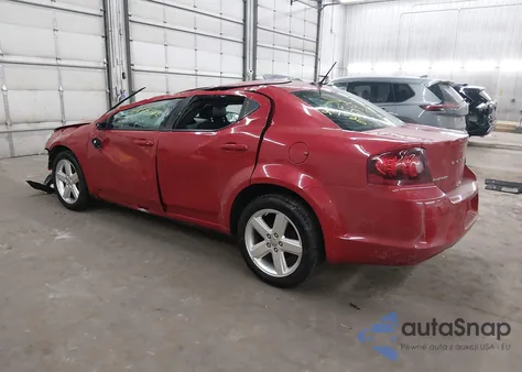 2013 Dodge Avenger Se from USA, damaged, VIN 1C3CDZAB7DN536530